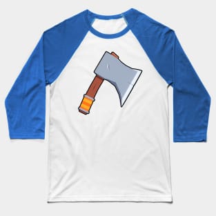 Cartoon Axe Baseball T-Shirt